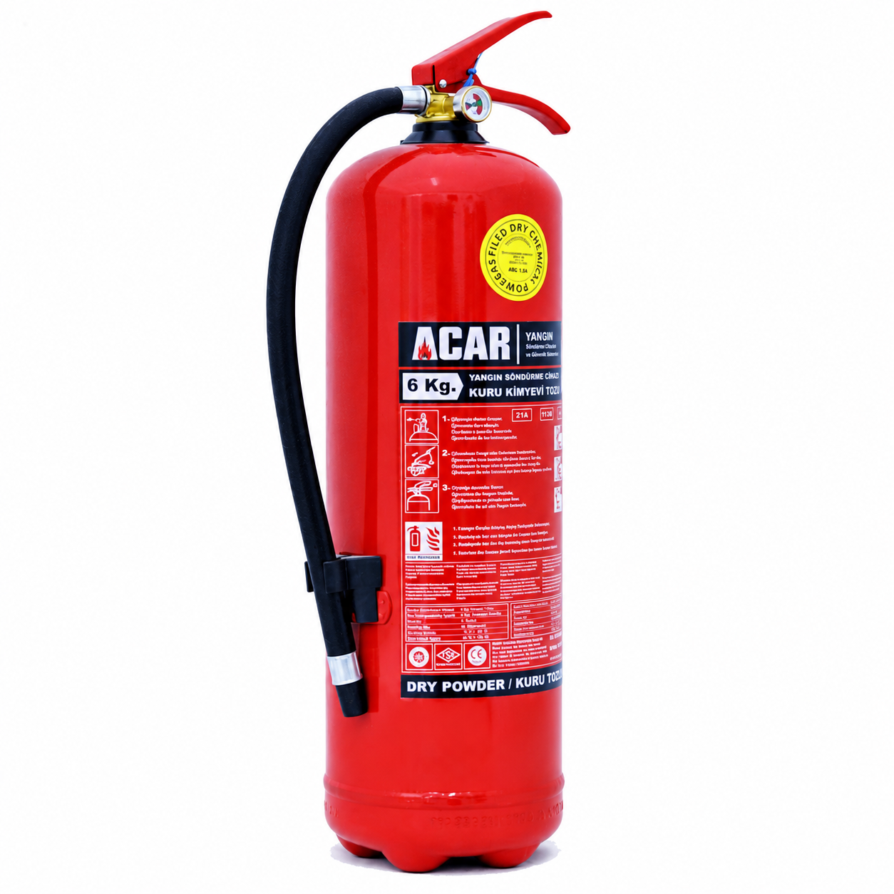 6 KG Kuru Kimyevi Tozlu ABC